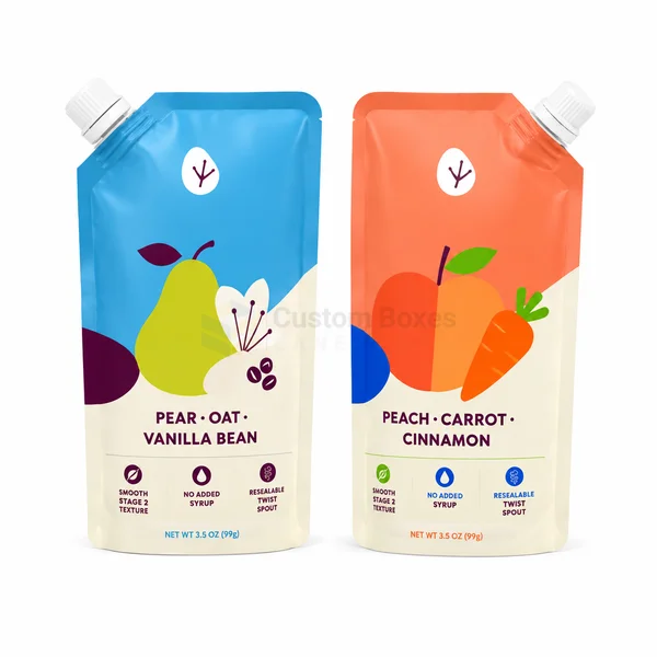 spouted stand up barrier pouches
